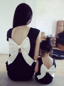 одинаковые платья мама и дочка