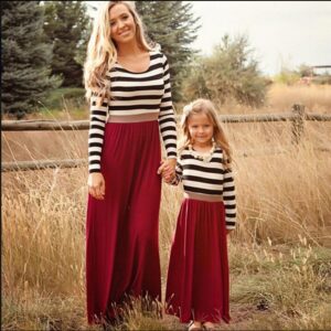 одинаковая одежда для мамы и дочки